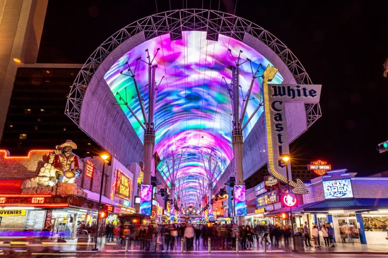 Stroll Through the Fremont Street Experience