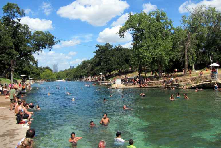 Take A Dip At Barton Springs Pool